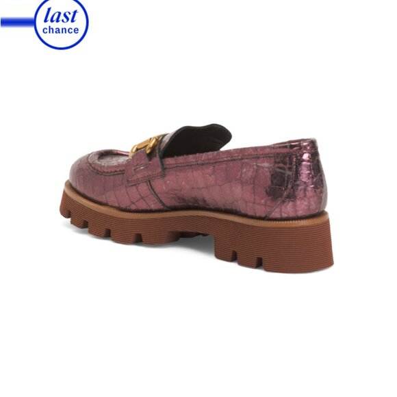 PONS QUINTANA Ruby Made In Spain Leather Jenny Platform Loafers - Picture 2 of 2